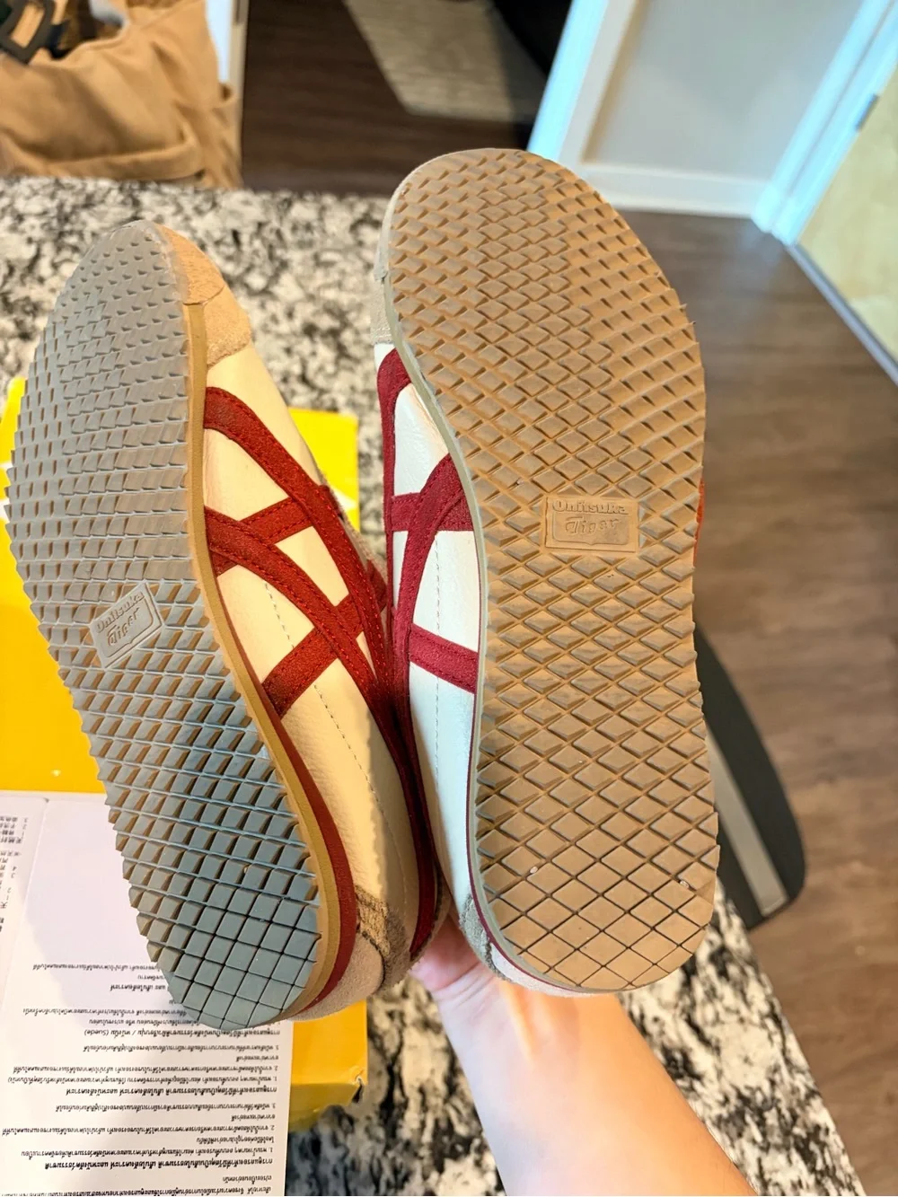 Onitsuka Tiger by Asics Men's Sneakers - Cream, Tan & Red